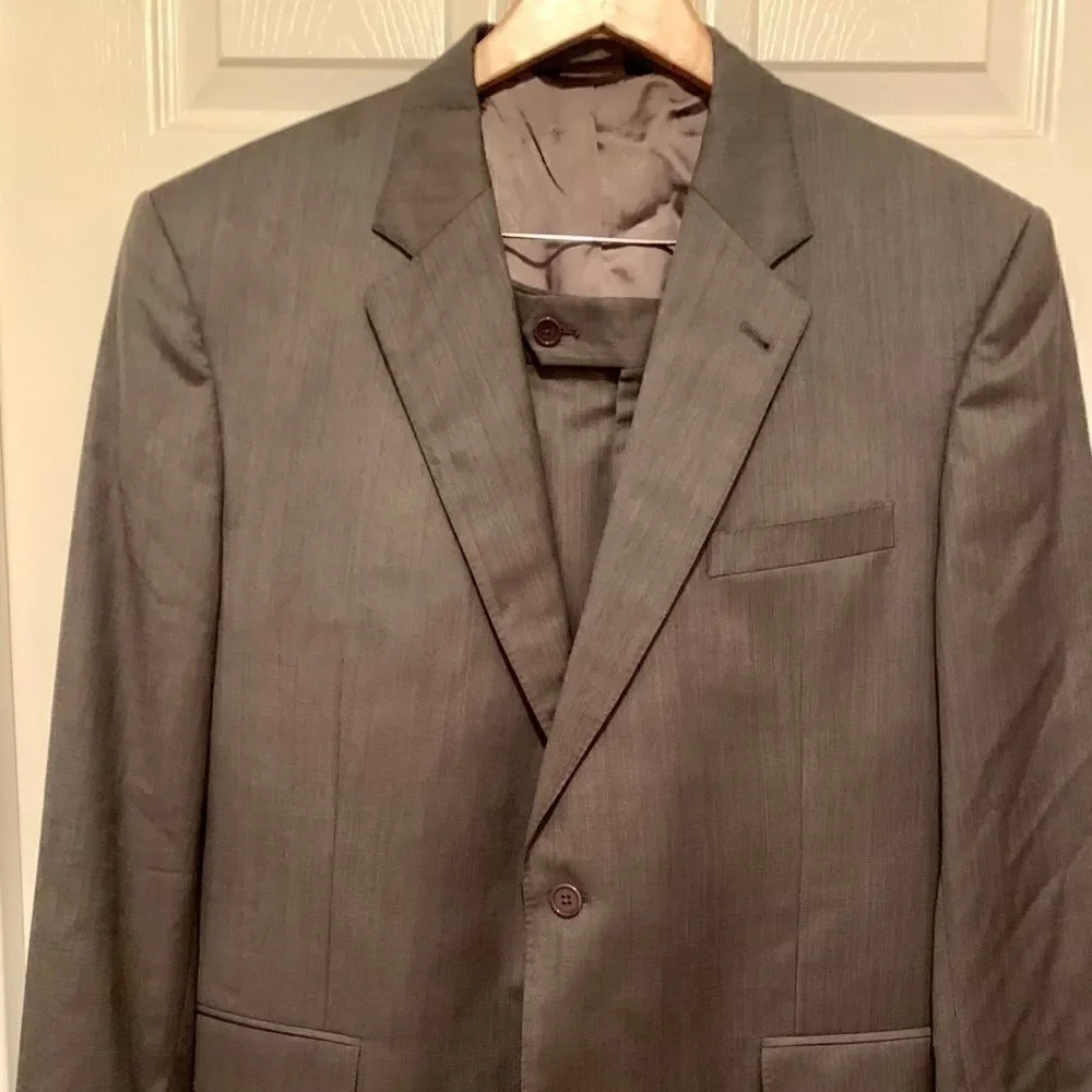 Gray Jos A Bank Suit 2 Button 43L